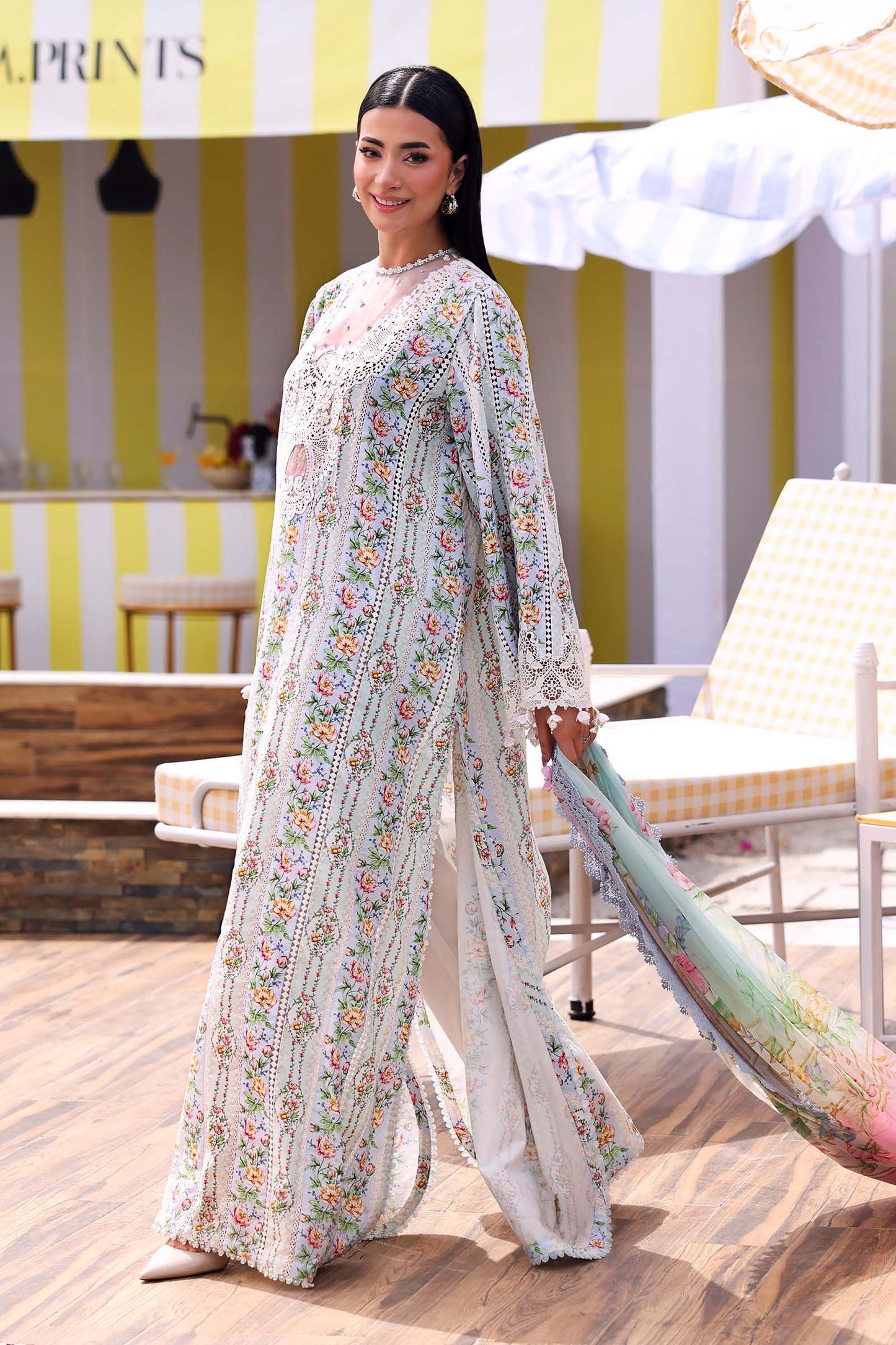 Embroidered Lawn Suit