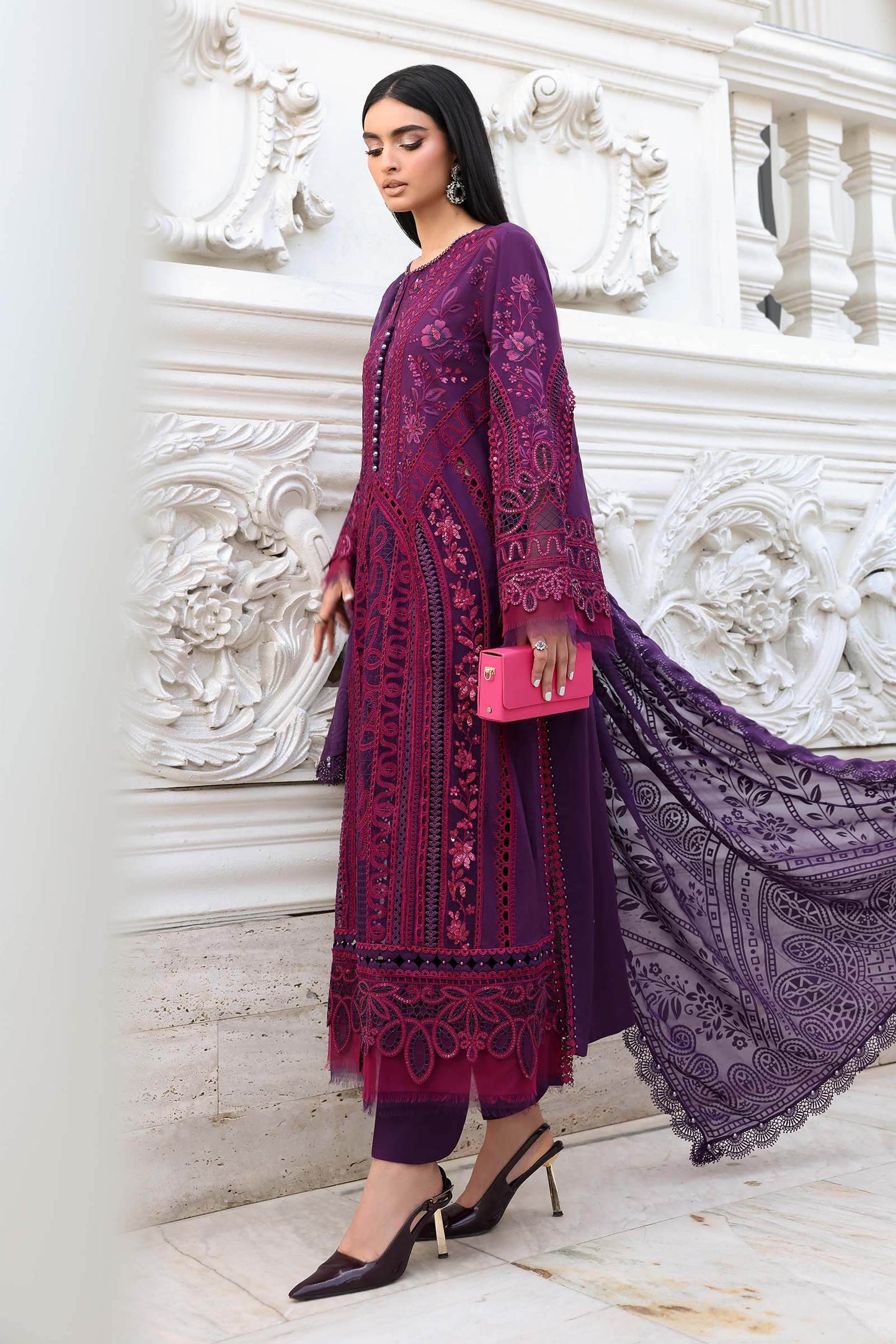 3 Piece Embroidered Lawn Suit
