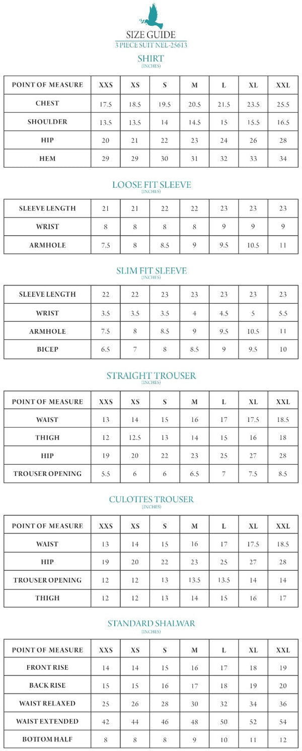 PASTEL CLOUD LUXURY PRINTED EMBROIDERED LAWN SET (NEL-25613)