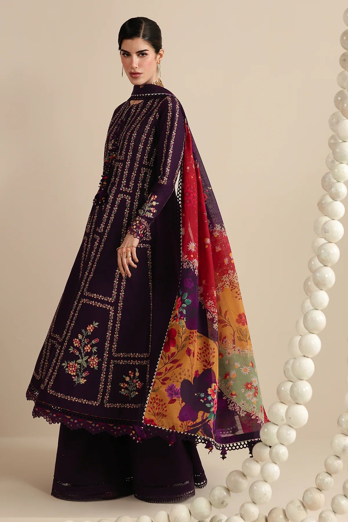 EMBROIDERED LAWN IL26-D06