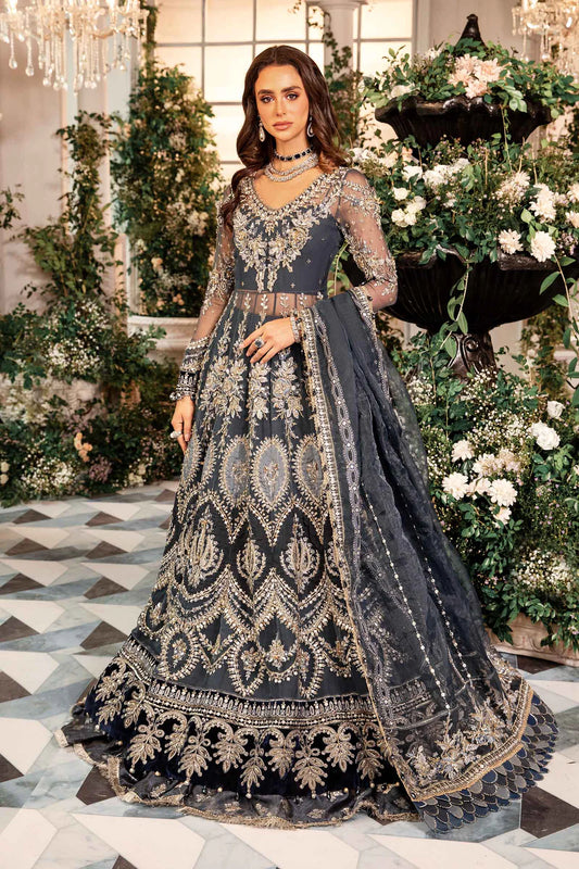 Embroidered Organza Suit | BD-2901