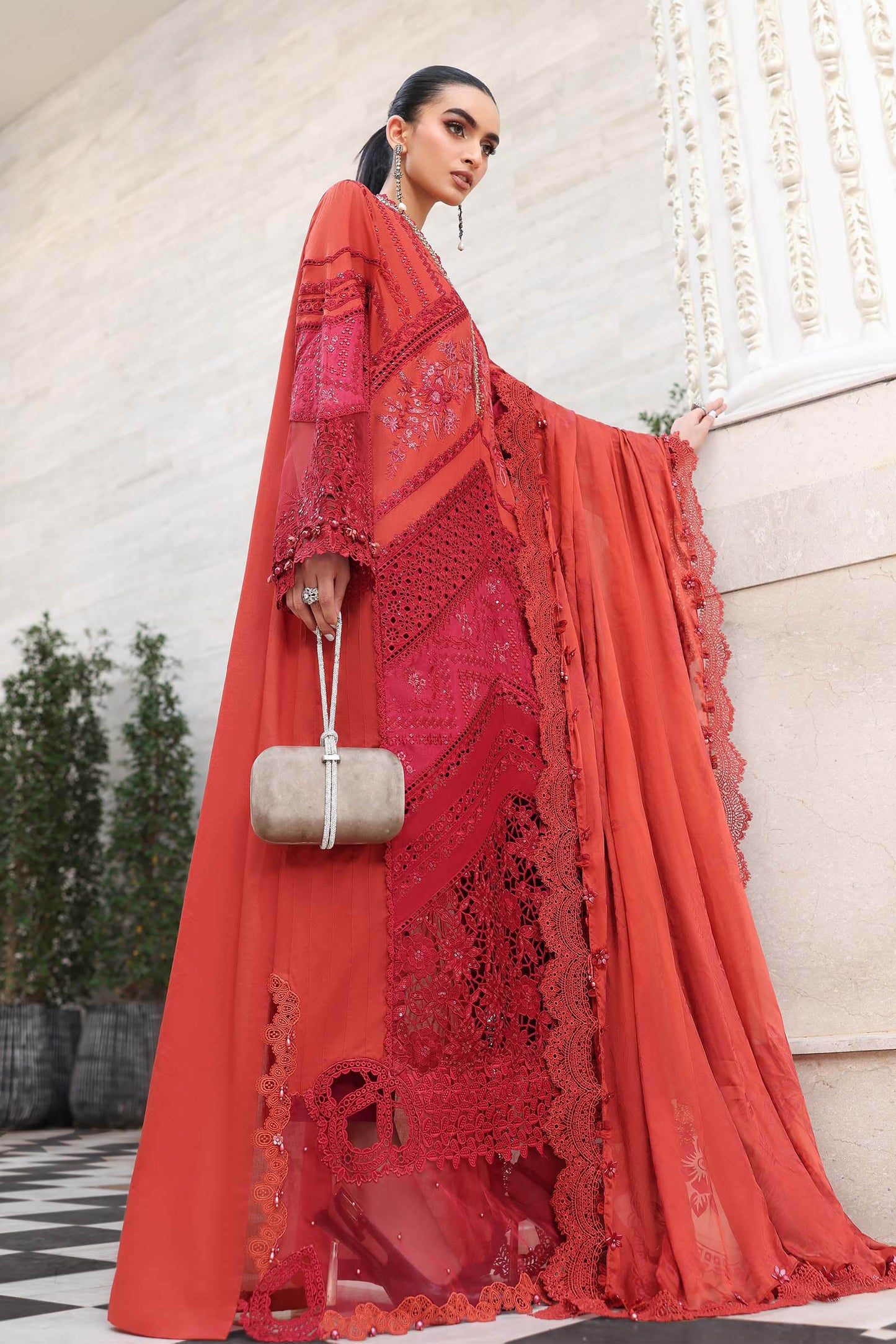 3 Piece Embroidered Lawn Suit