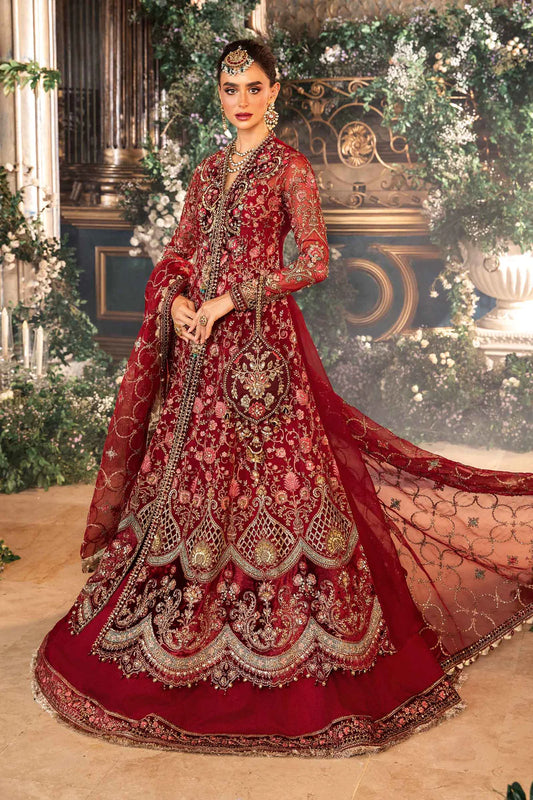 Embroidered Organza Suit | BD-2908