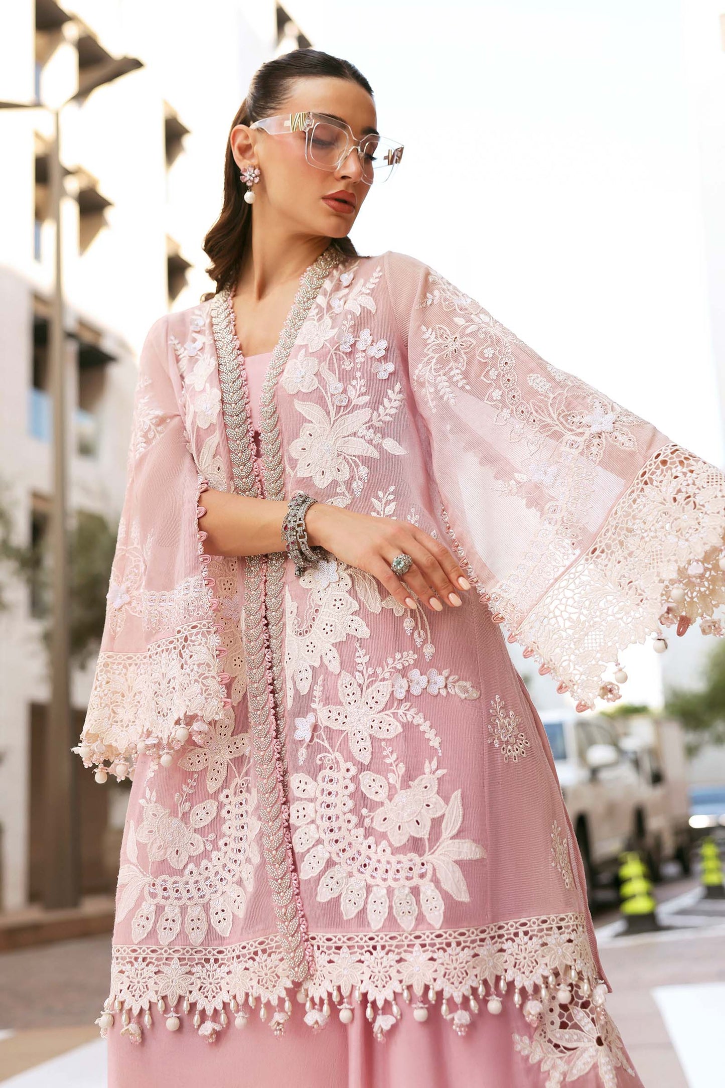 Embroidered Karandi Lawn Suit