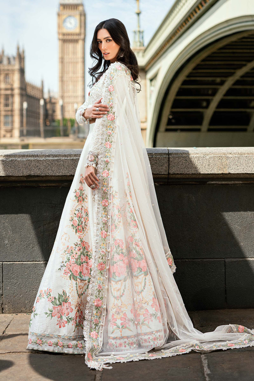 Embroidered Raw Silk Suit