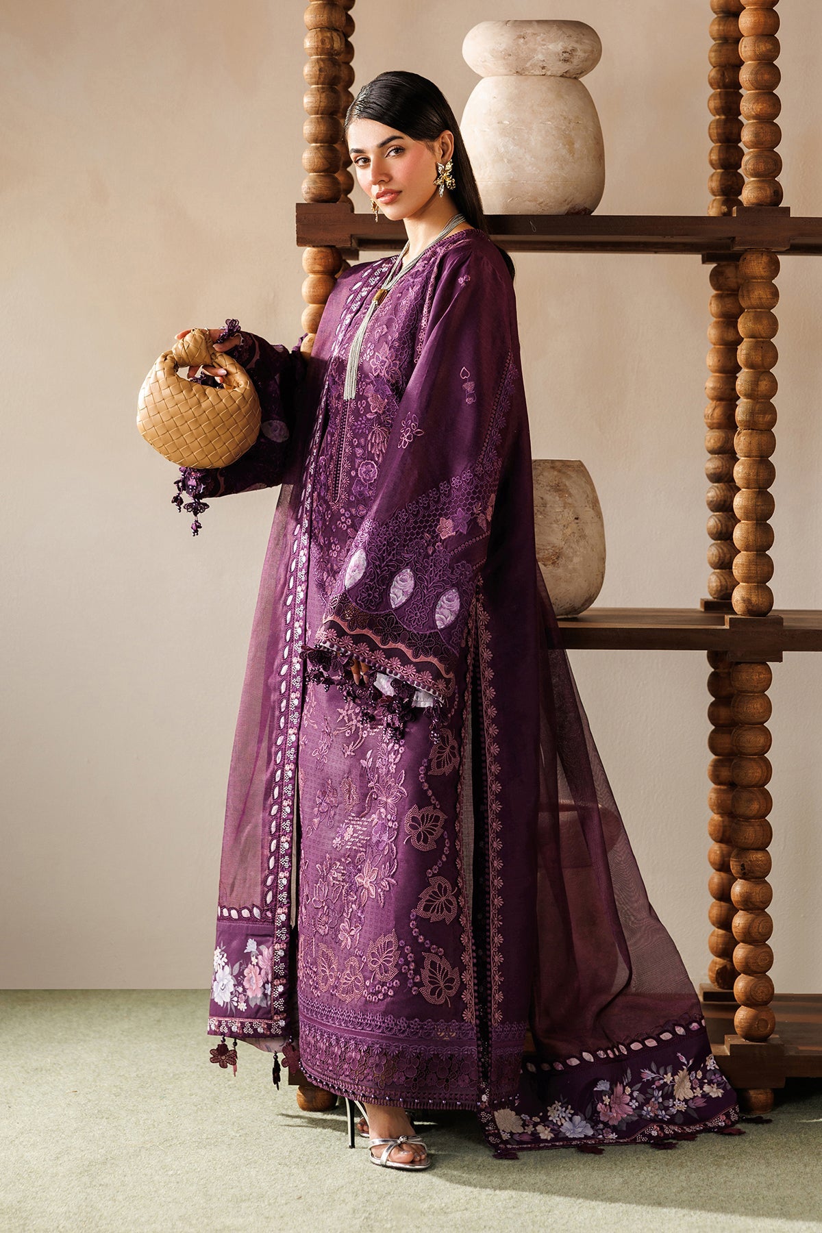 EMBROIDERED LAWN EL26-D02