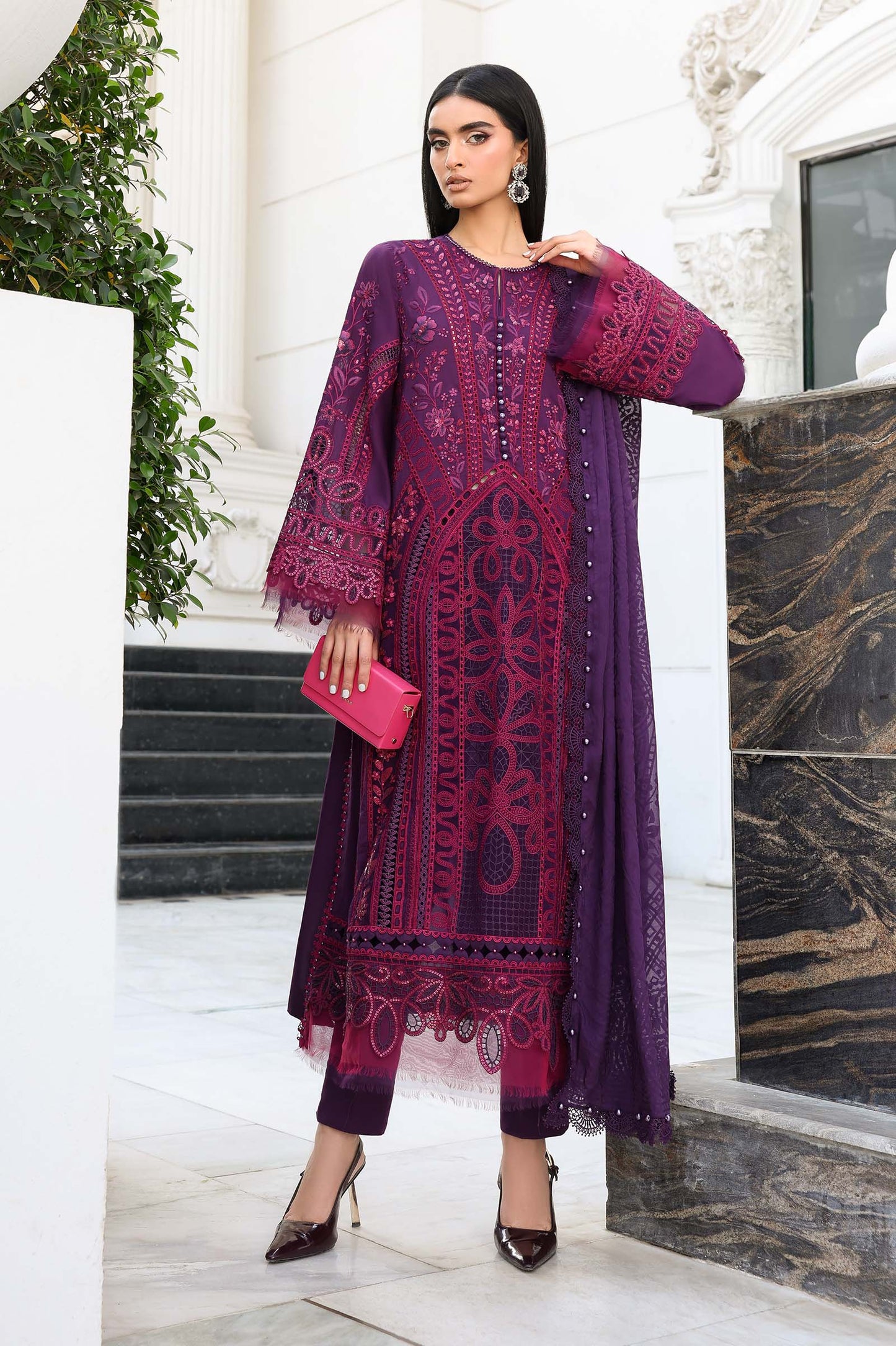 3 Piece Embroidered Lawn Suit