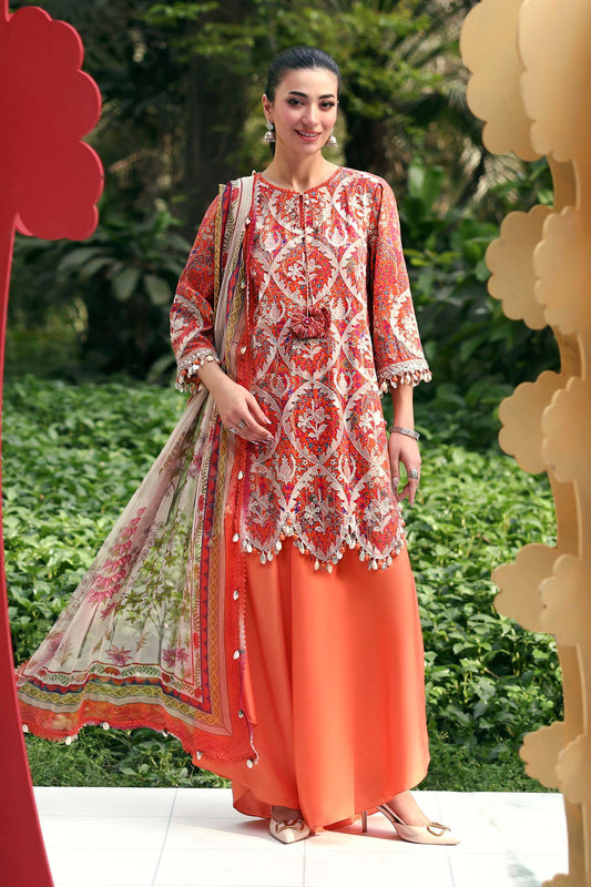 Embroidered Lawn Suit