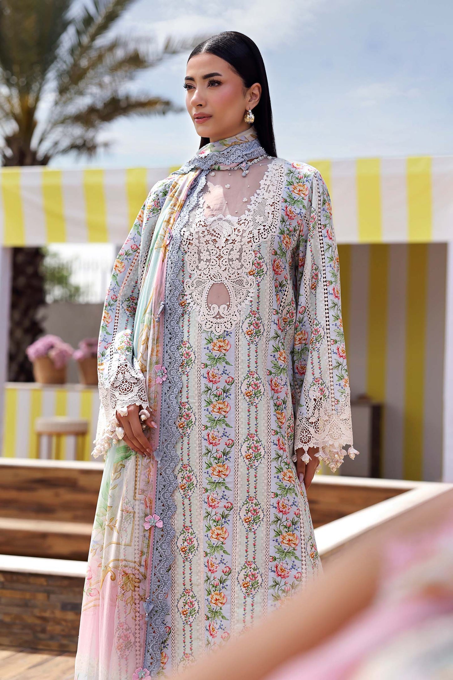 3 Piece Embroidered Lawn Suit