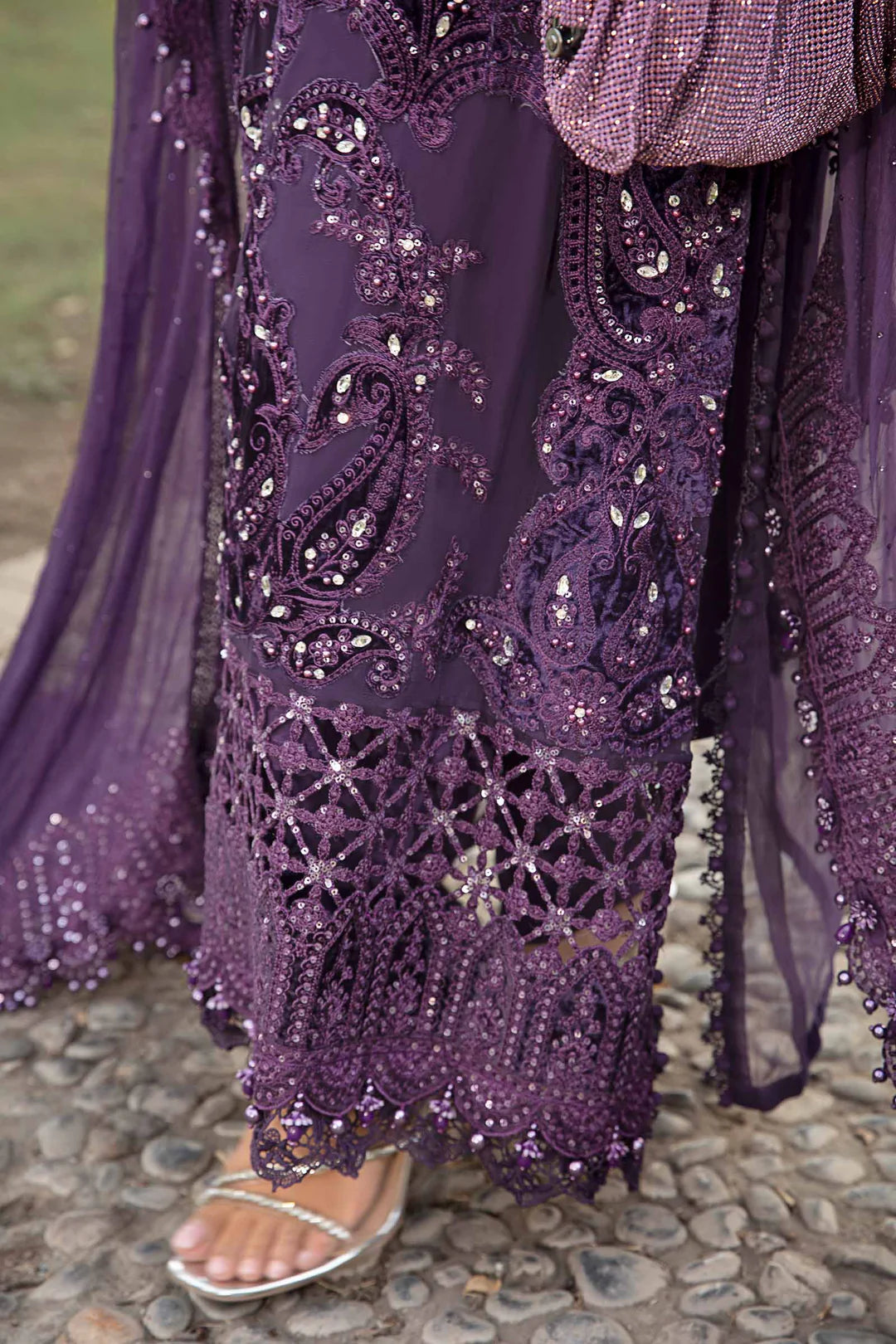 Embroidered Chiffon Suit | MPC-24-102