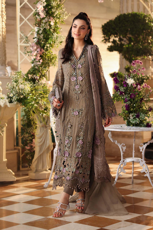 3 Piece Embroidered Chiffon Suit  MPC-26-102