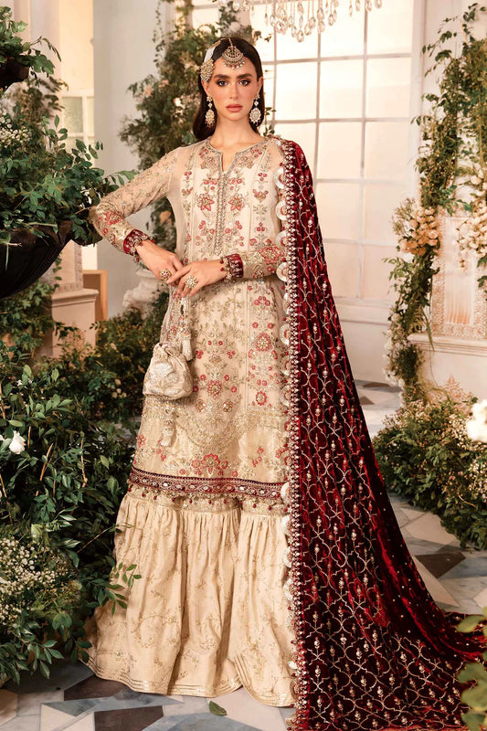 Embroidered Organza Suit | BD-2905