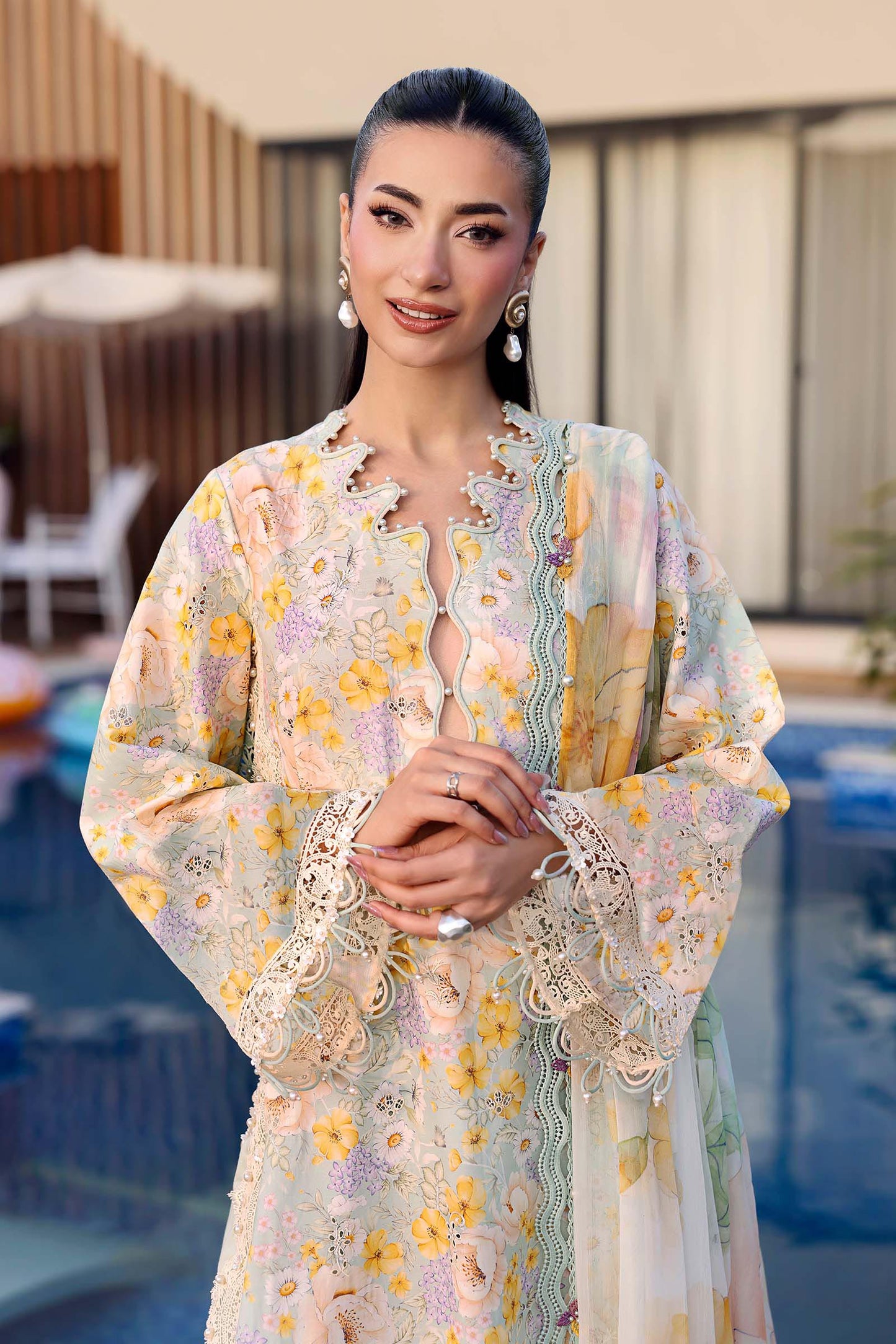 Embroidered Lawn Suit