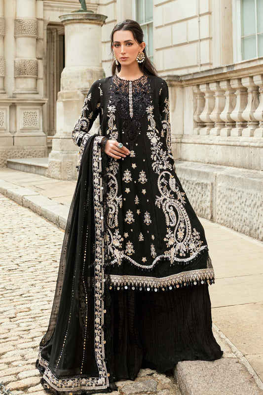 Embroidered Raw Silk Suit