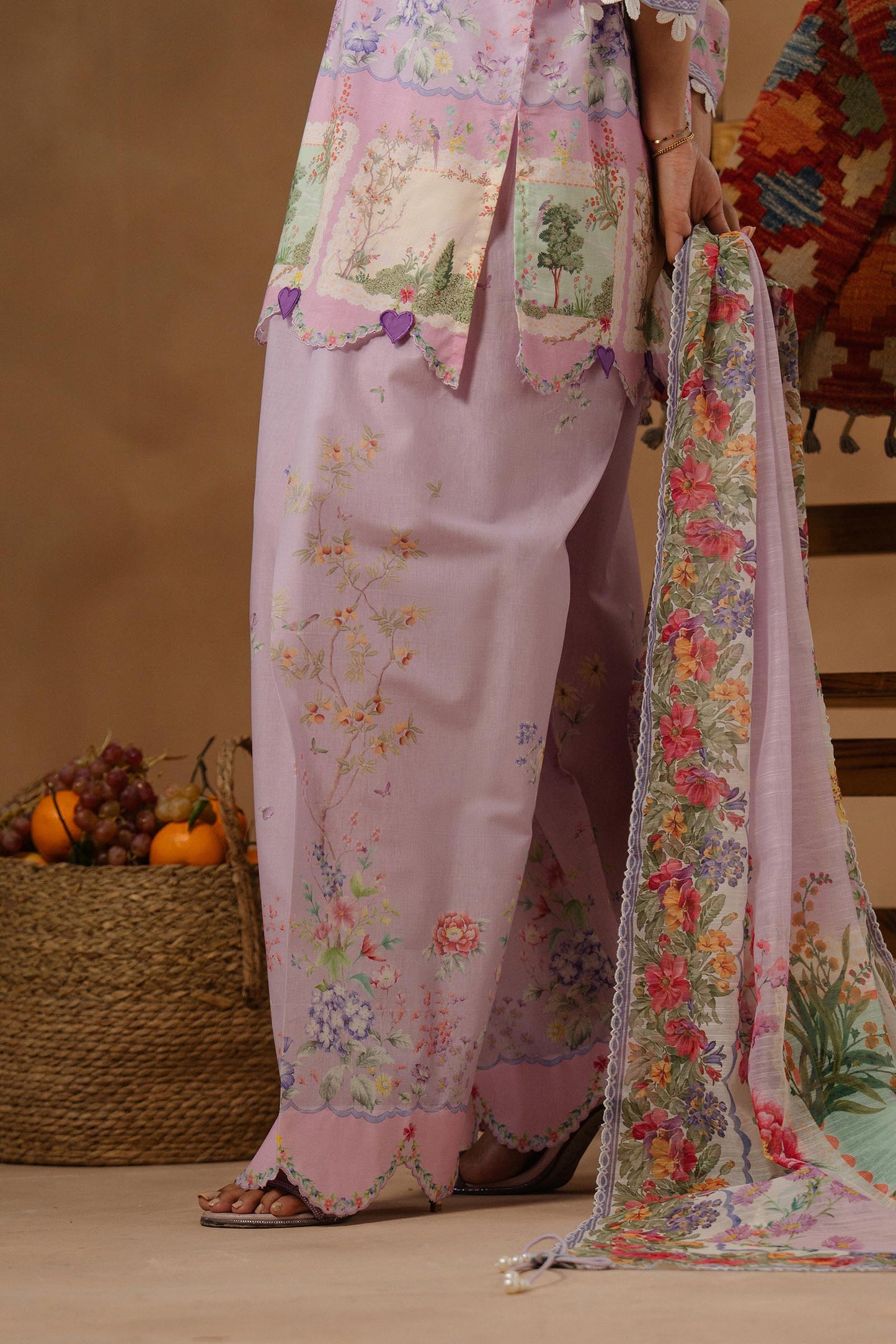 Muzlin Lawn 3 Piece Suit