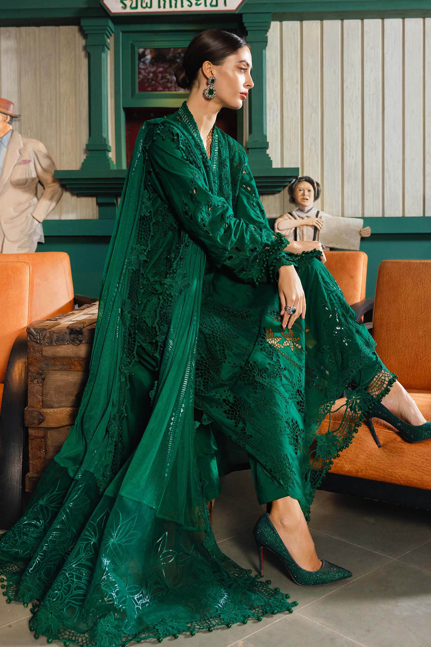 3 Piece Embroidered Lawn Suit