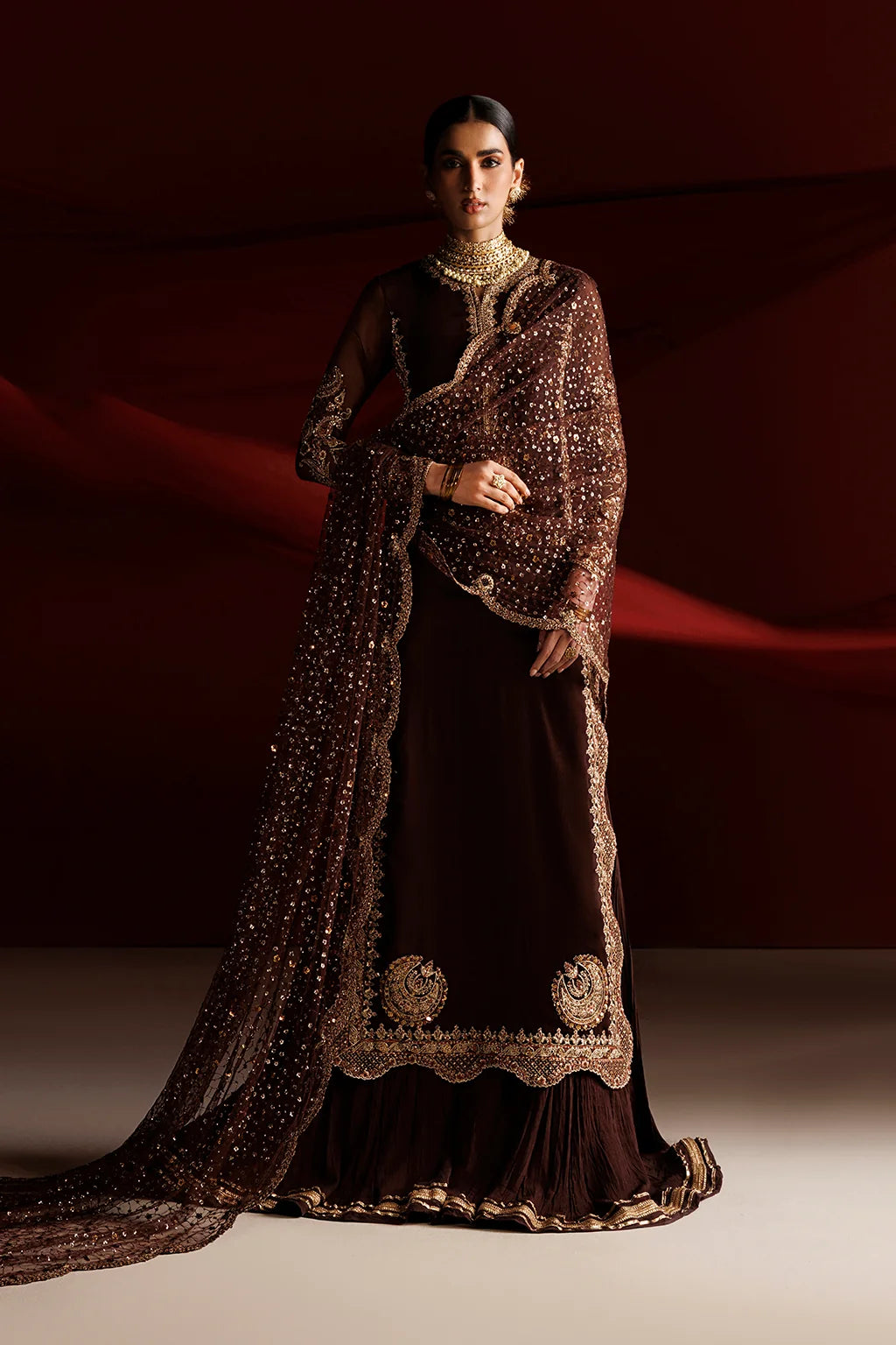 CC-113 EMBROIDERED CHIFFON