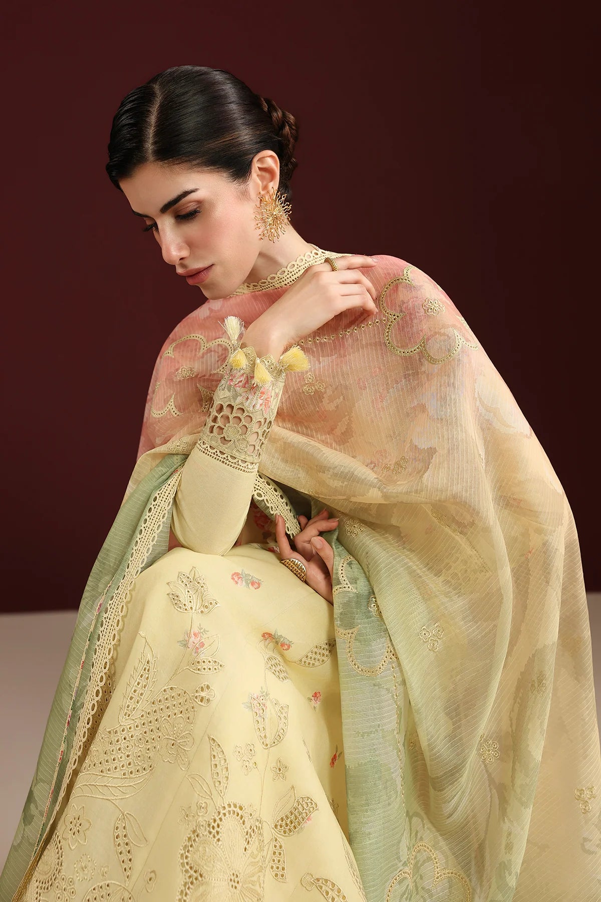 EMBROIDERED LAWN IL26-D07