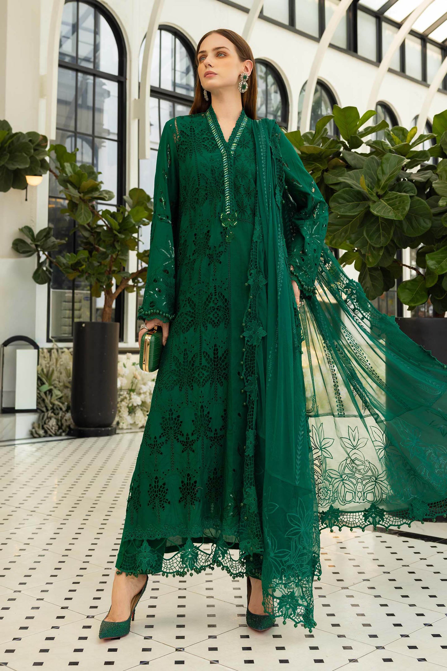 3 Piece Embroidered Lawn Suit