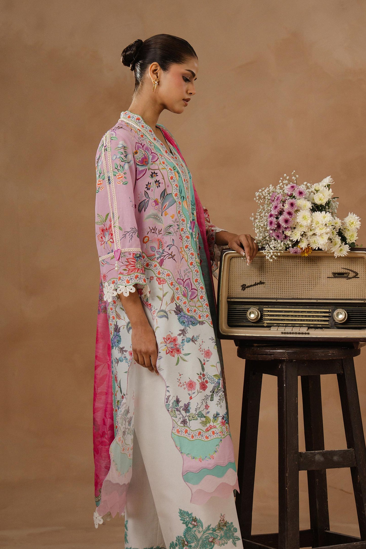 Muzlin Lawn 3 Piece Suit
