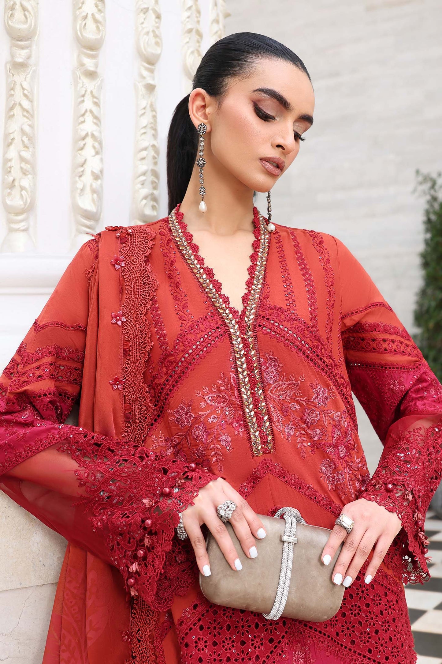 3 Piece Embroidered Lawn Suit