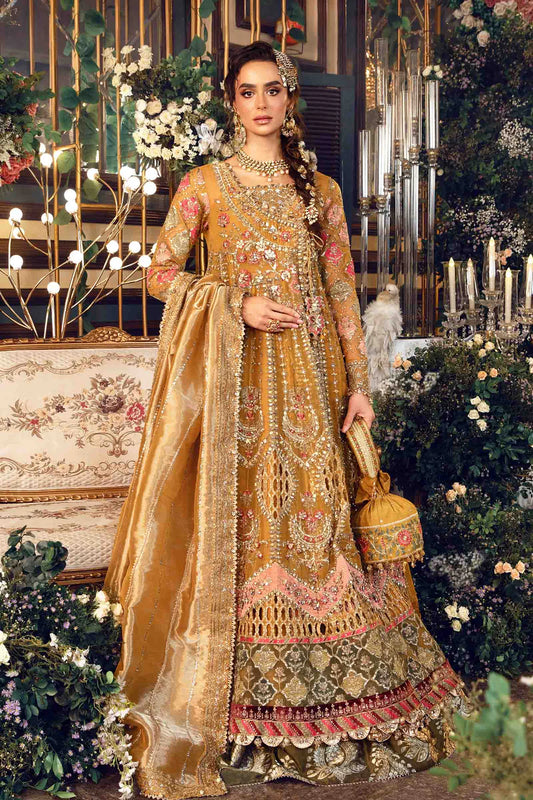 Embroidered Organza Suit | BD-2907