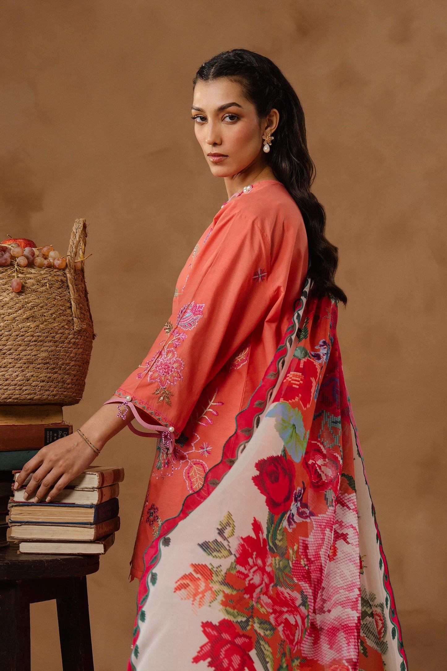 Muzlin Lawn 3 Piece Suit