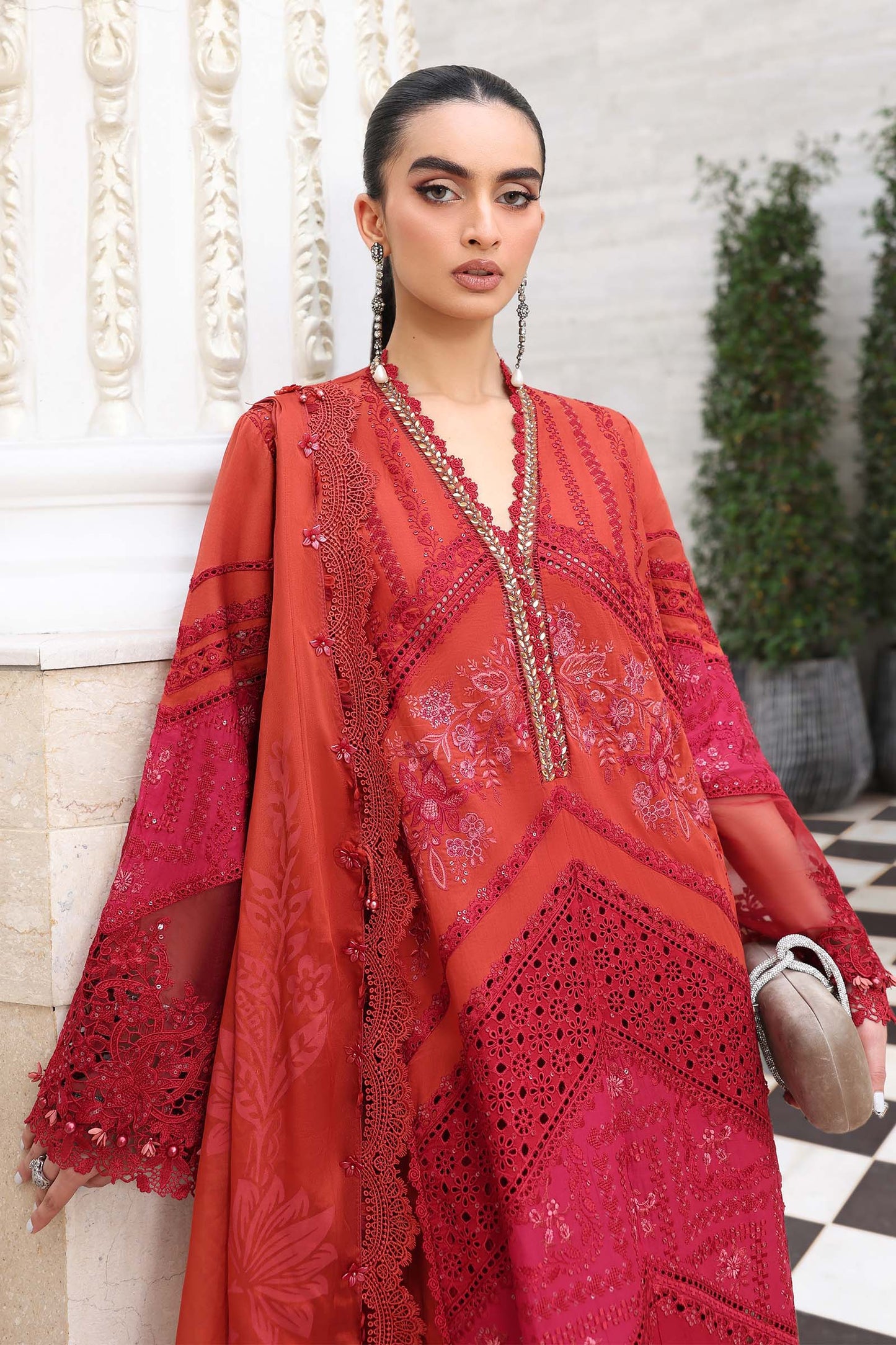 3 Piece Embroidered Lawn Suit