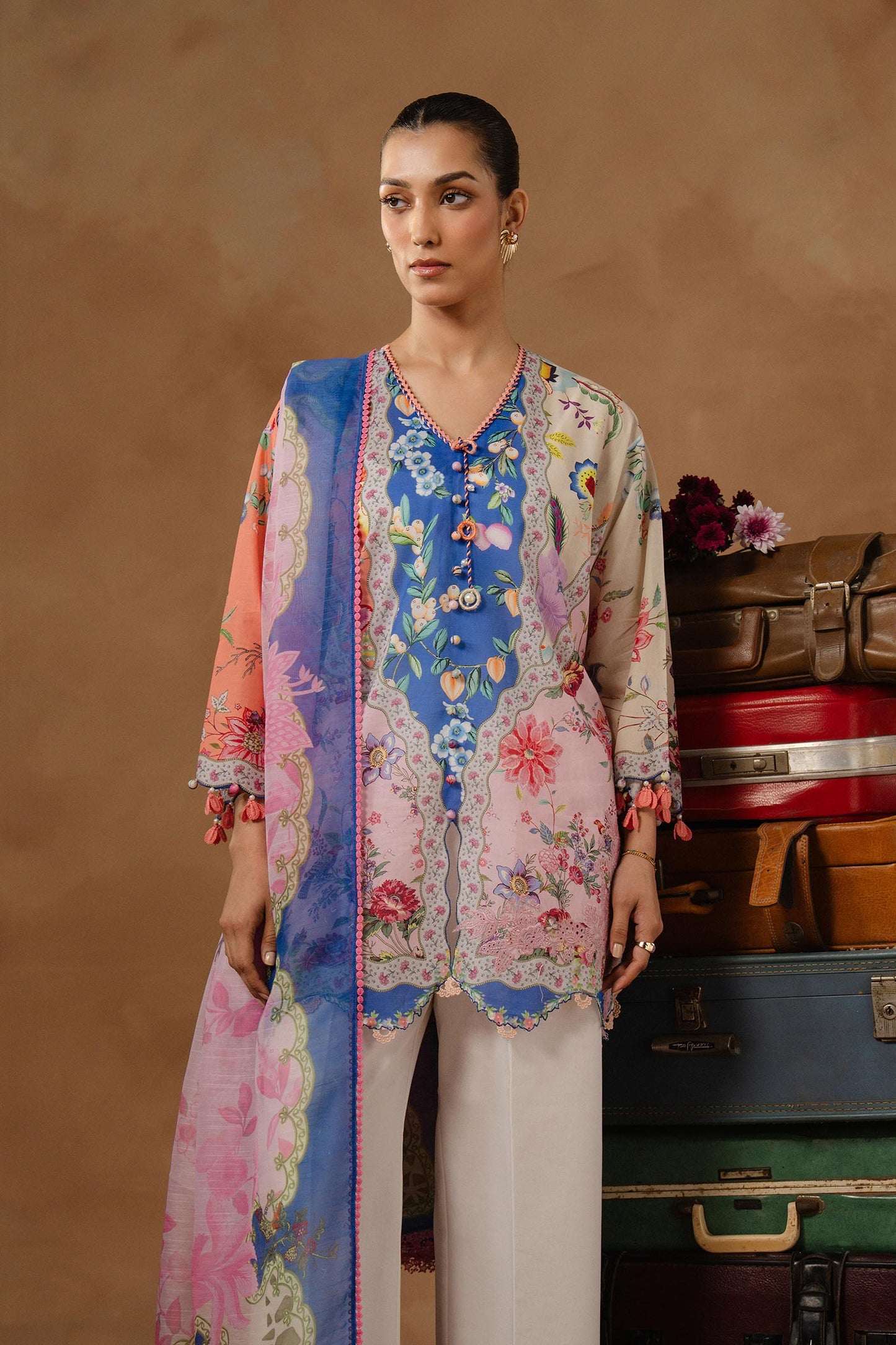Muzlin Lawn 3 Piece Suit