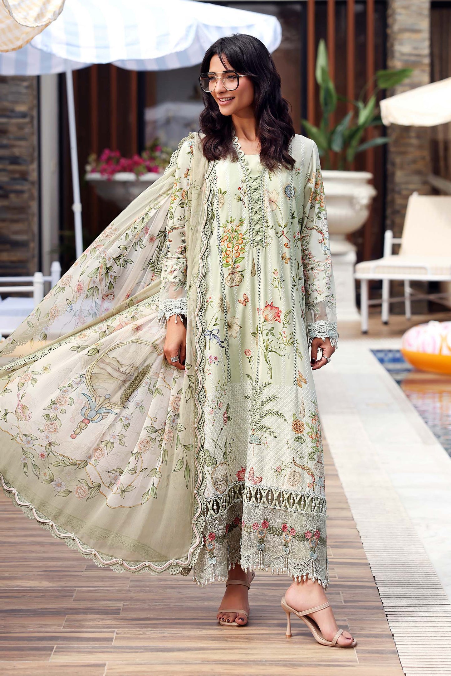 Embroidered Lawn Suit
