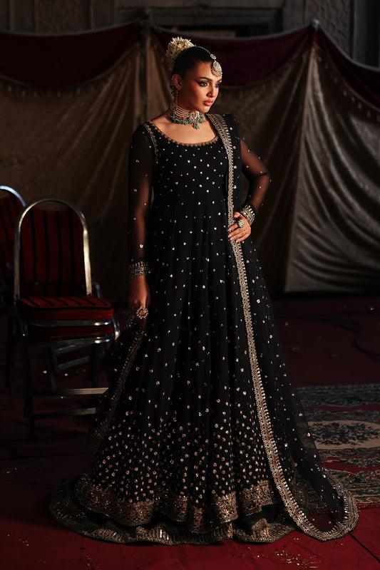 3-PC EMBROIDERED CHIFFON SUIT CMA-5-180