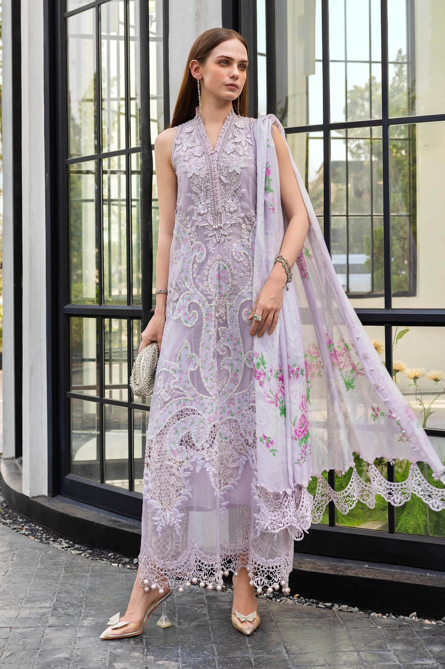 3 Piece Embroidered Lawn Suit