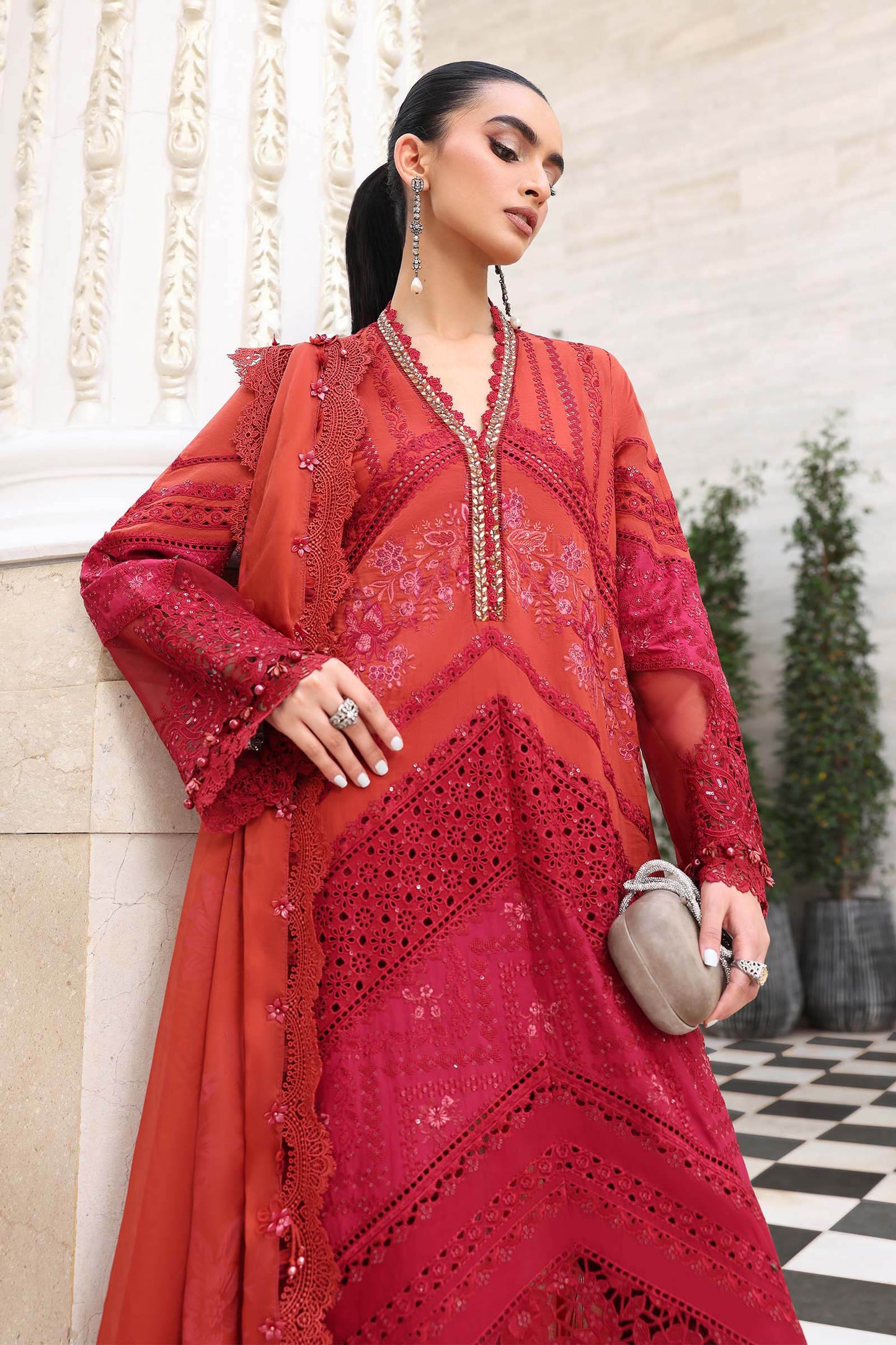 3 Piece Embroidered Lawn Suit