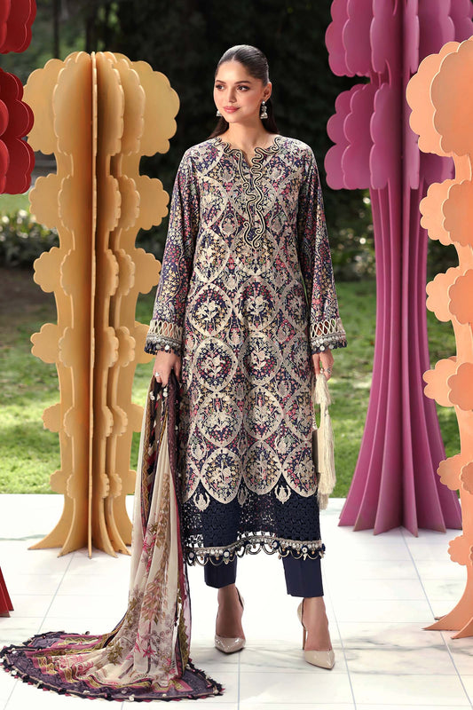 3 Piece Embroidered Lawn Suit