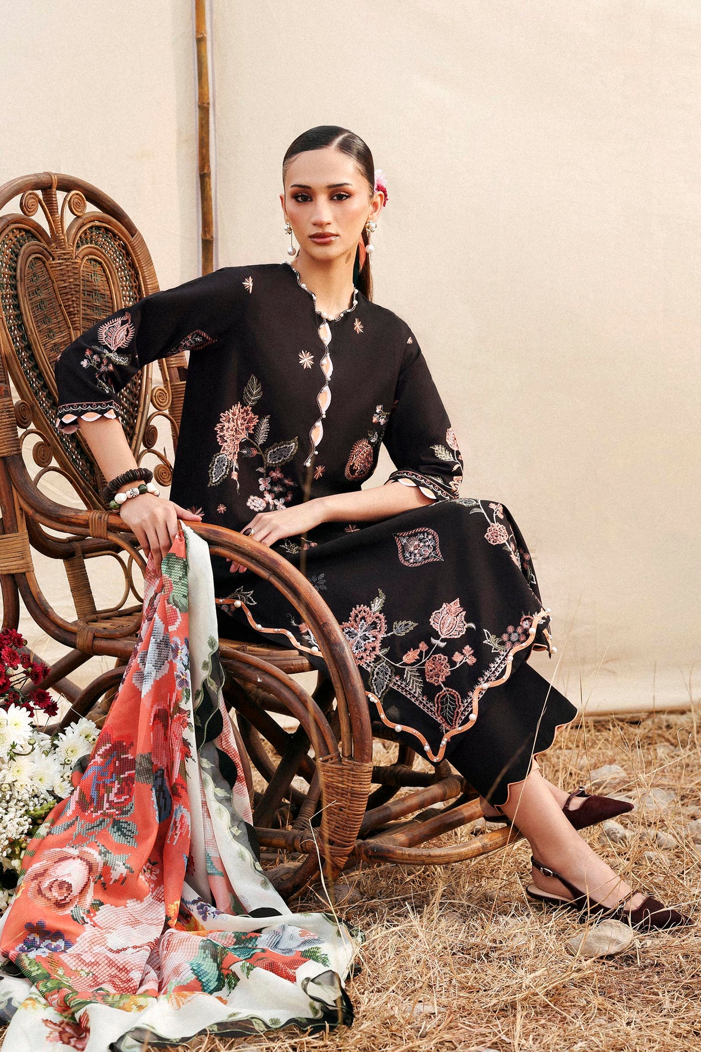 Muzlin Lawn 3 Piece Suit