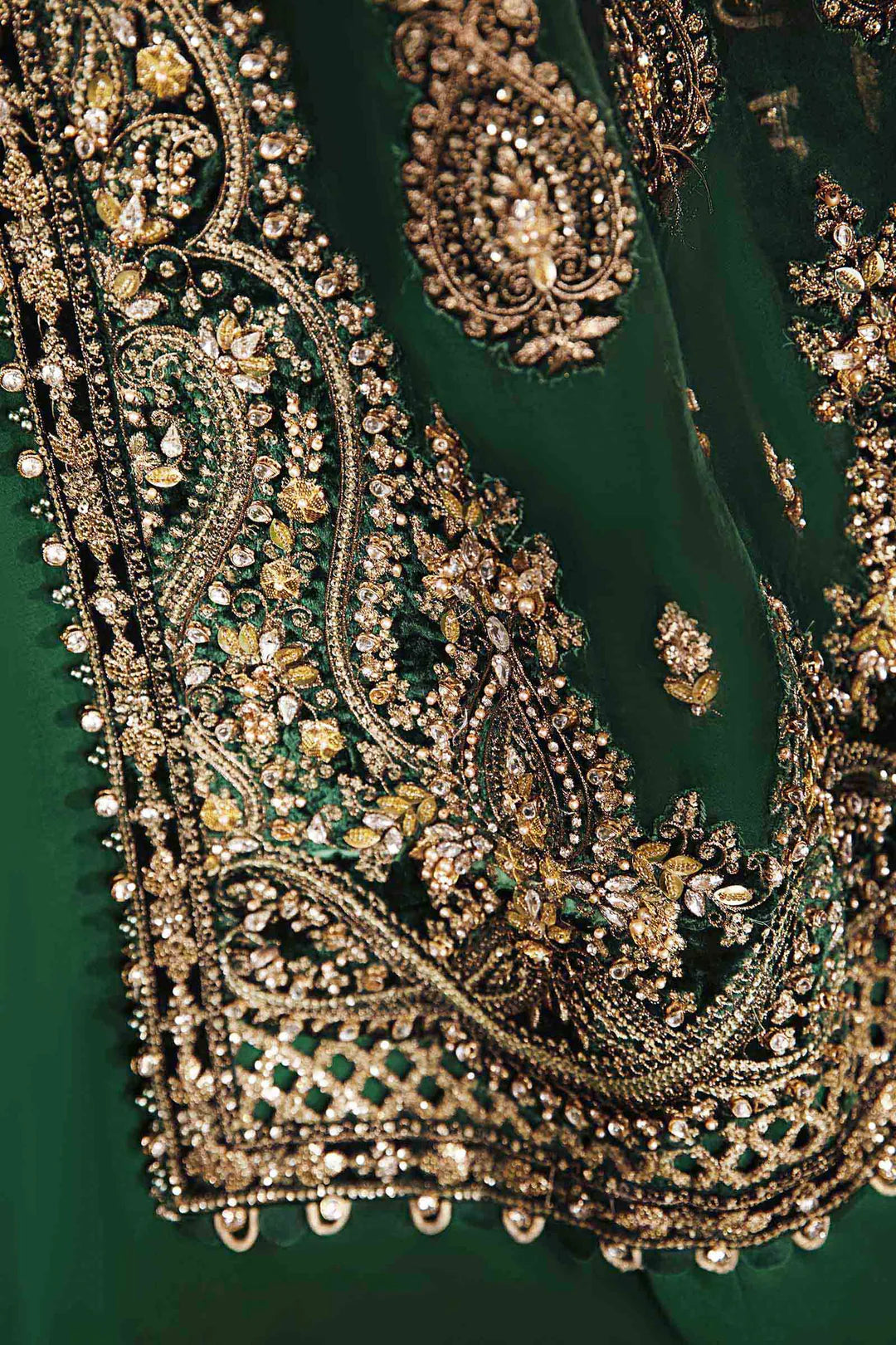 Embroidered Organza Suit | BD-2904