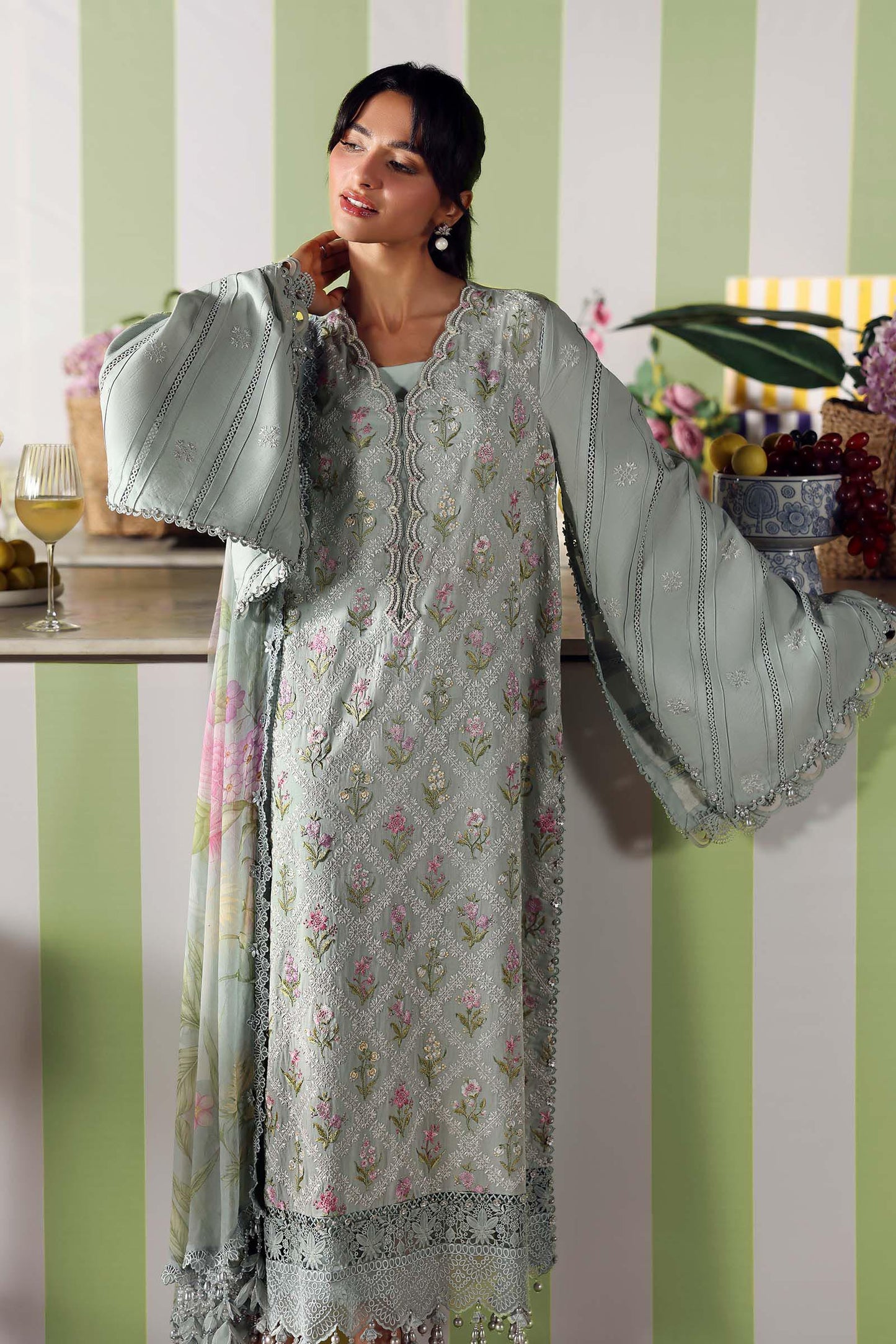 Embroidered Lawn Suit