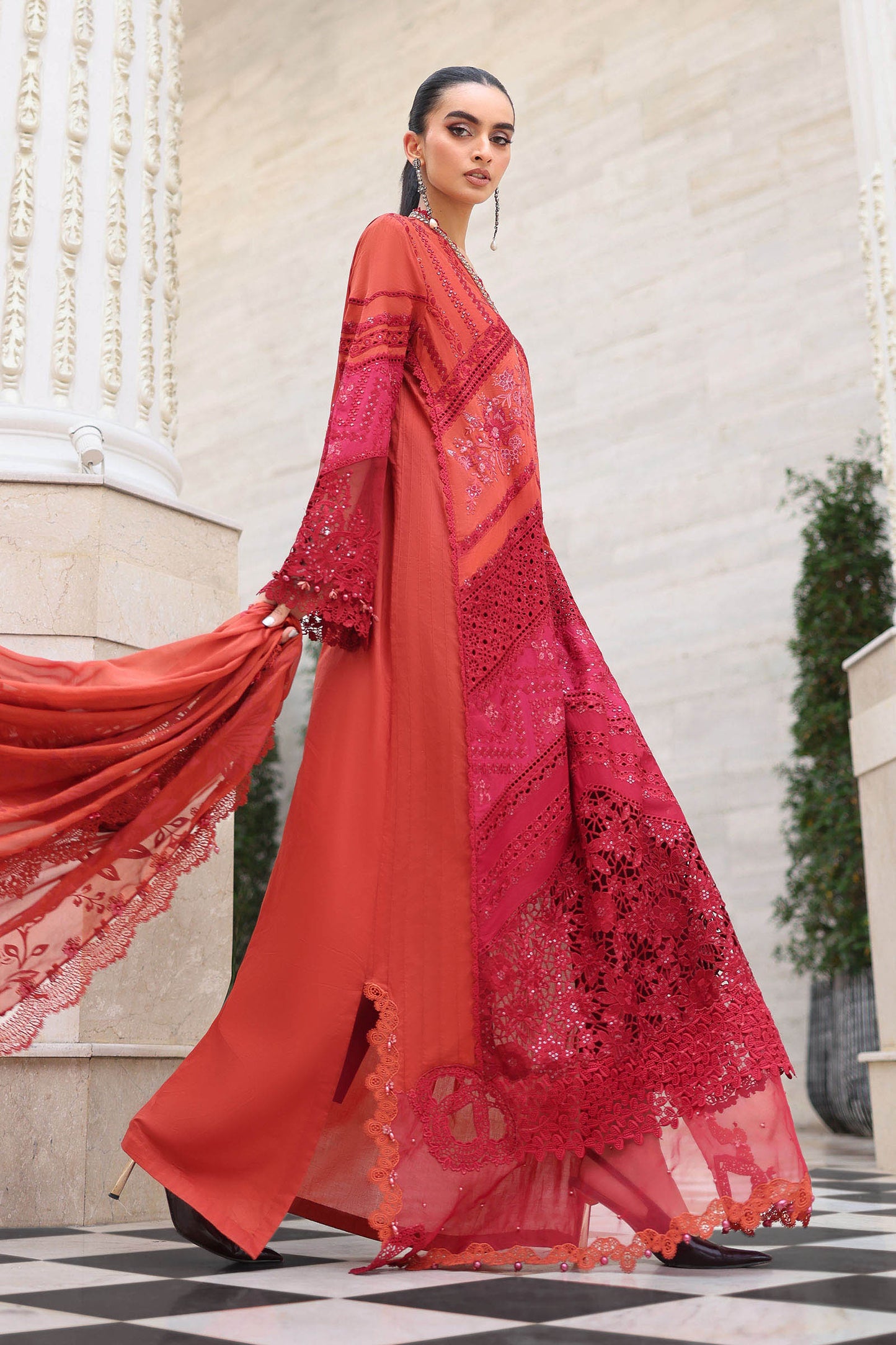 3 Piece Embroidered Lawn Suit