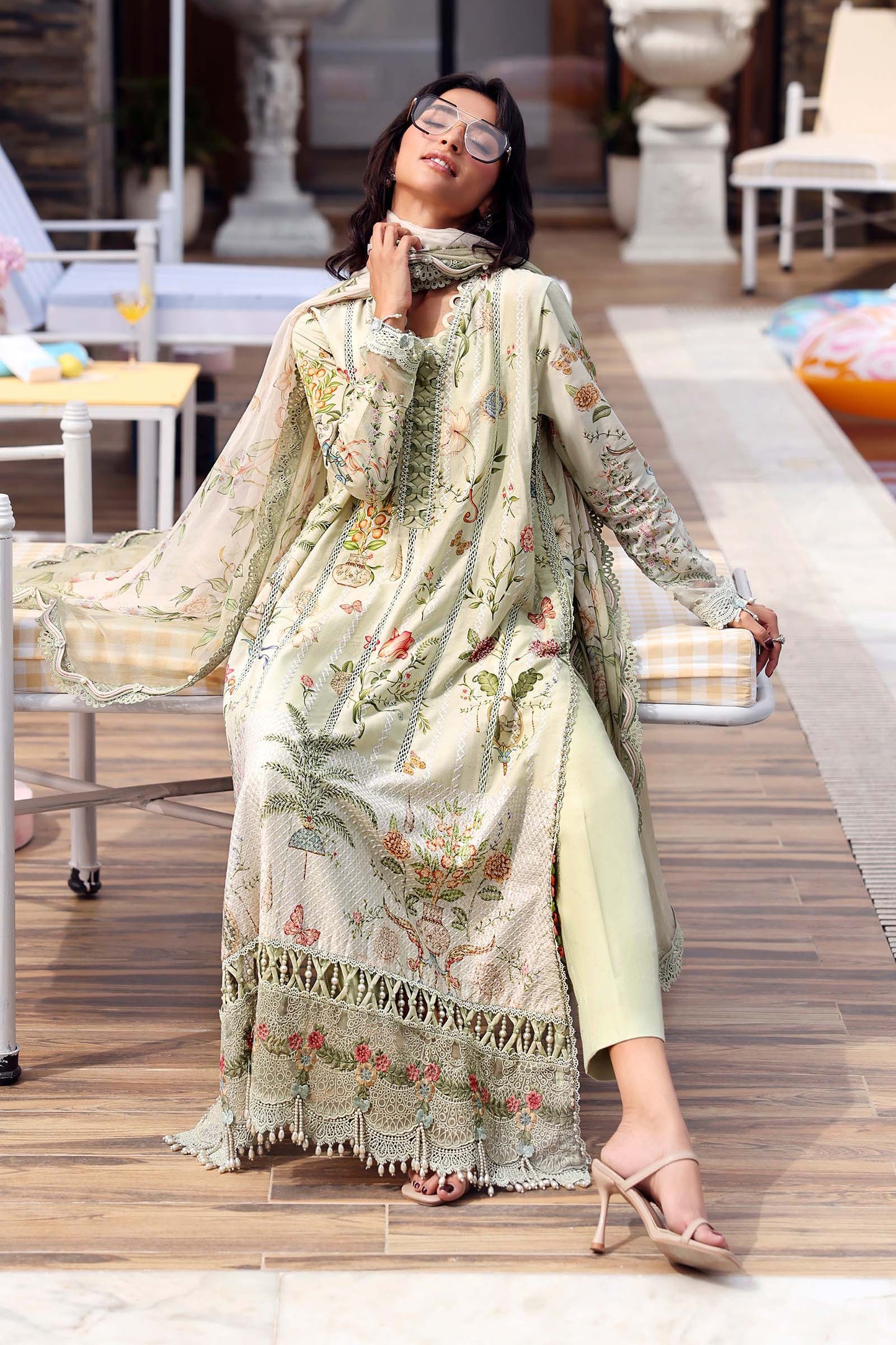 Embroidered Lawn Suit