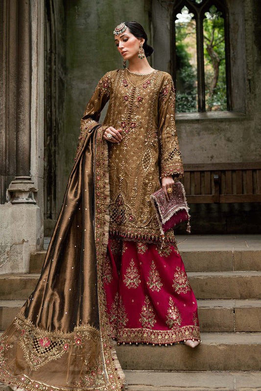Embroidered Raw Silk Suit