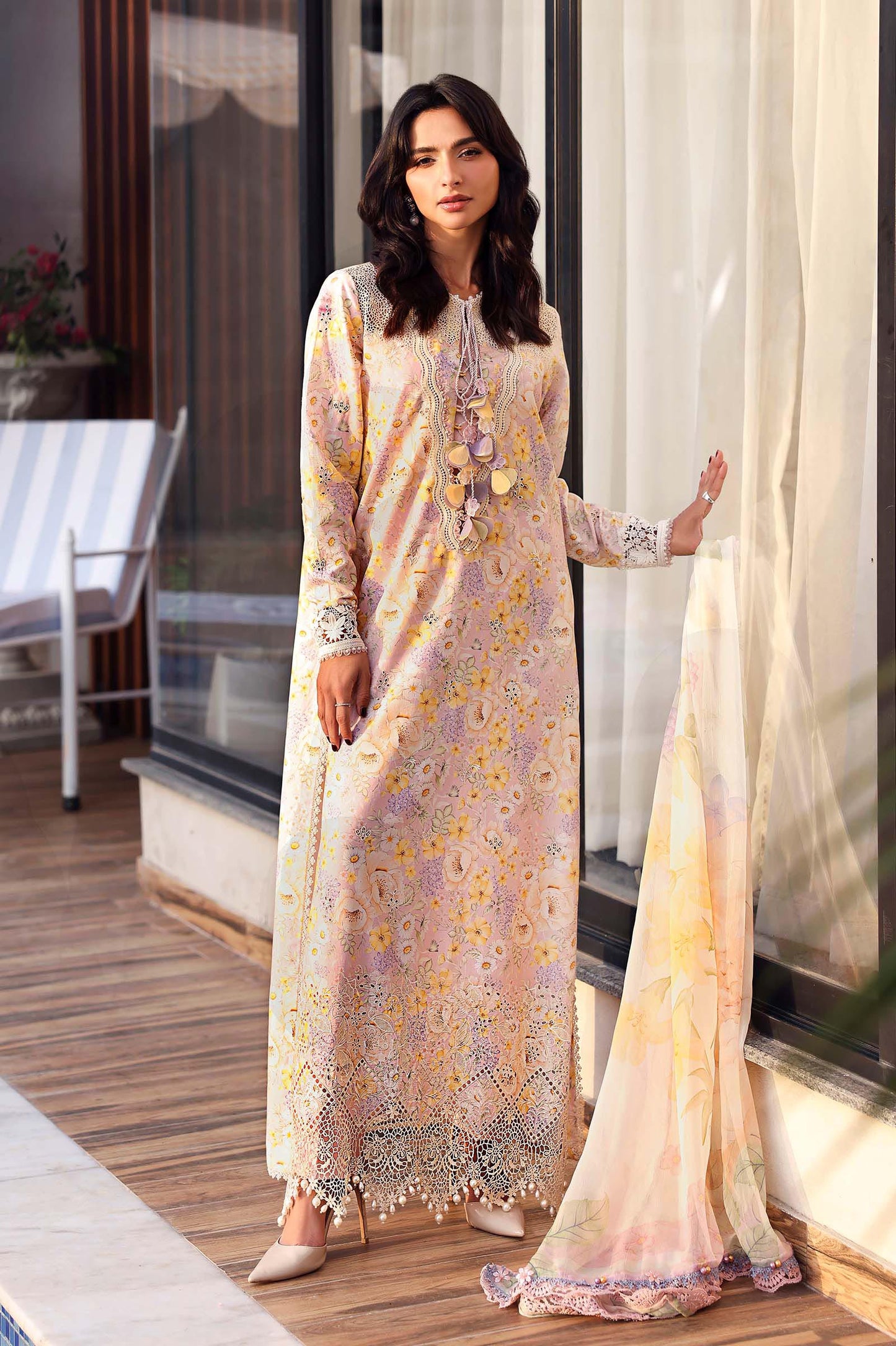 Embroidered Lawn Suit