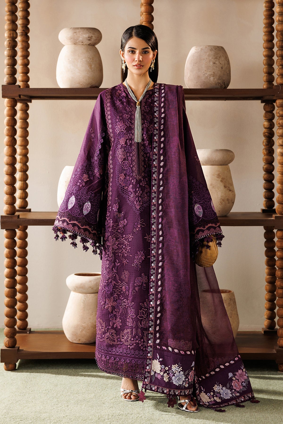 EMBROIDERED LAWN EL26-D02