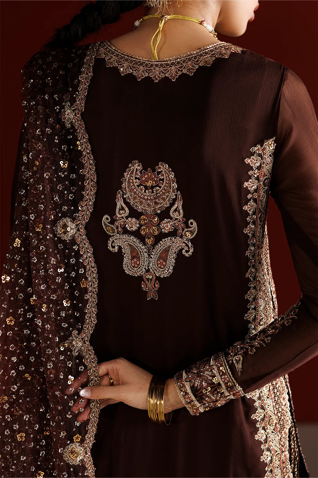 CC-113 EMBROIDERED CHIFFON