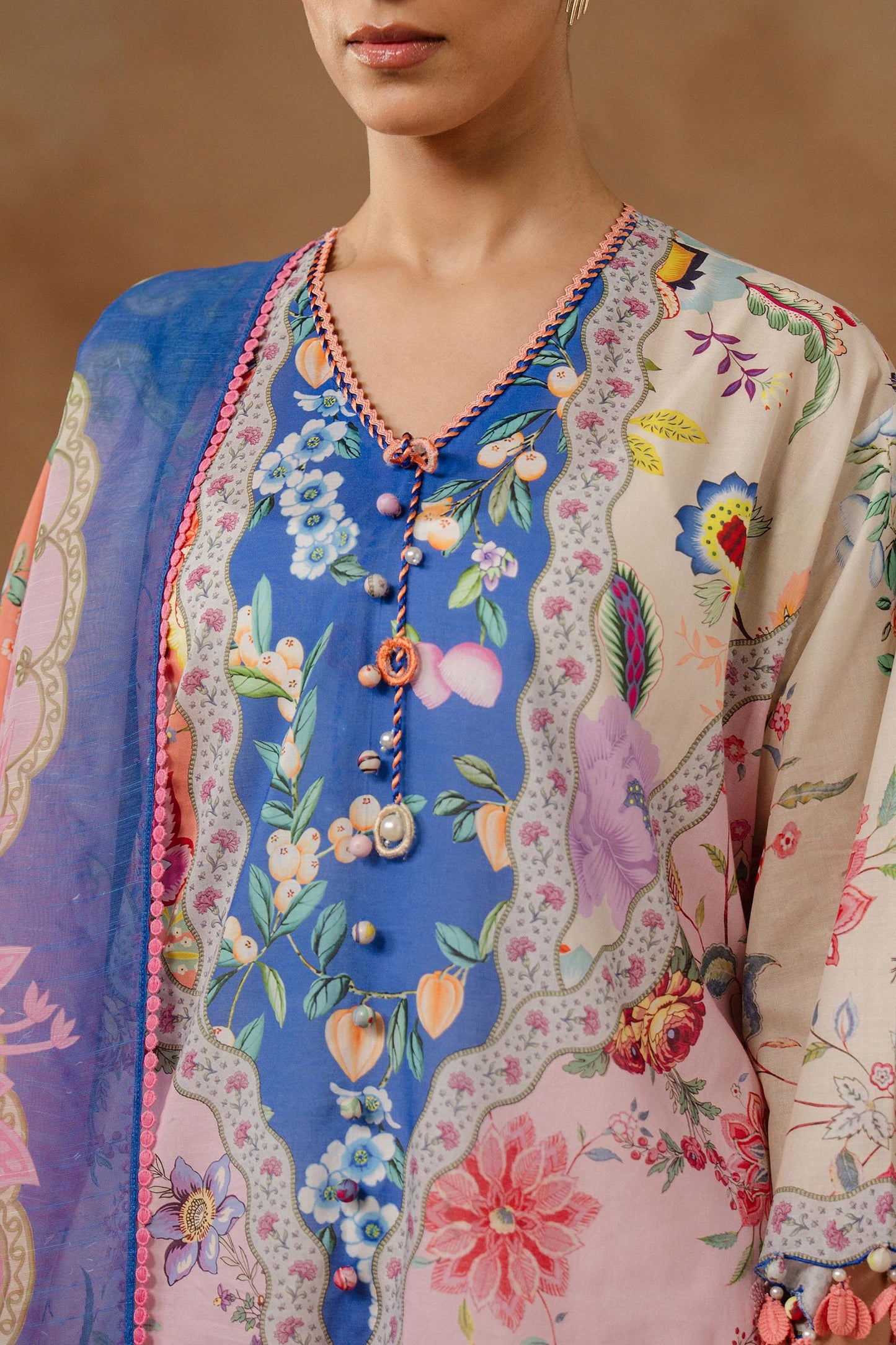 Muzlin Lawn 3 Piece Suit