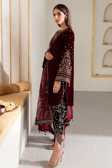 EMBROIDERED VELVET FORMAL VF-2018