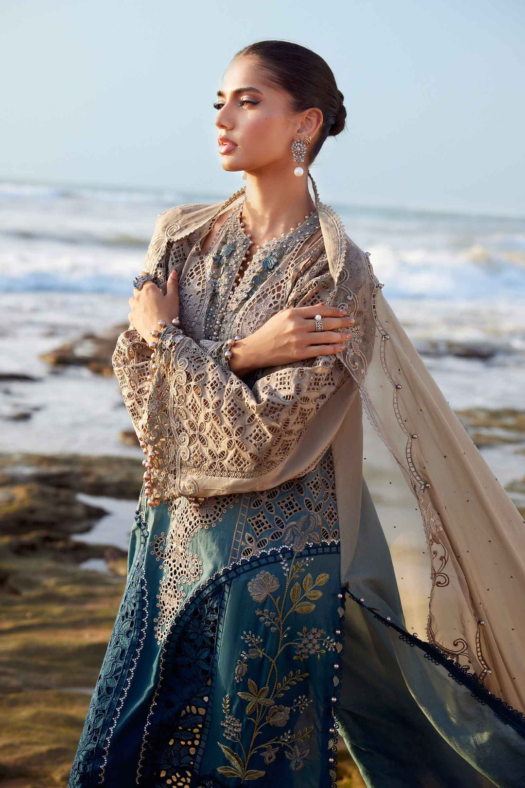 3 Piece Embroidered Lawn Suit | EID LAWN-25-08