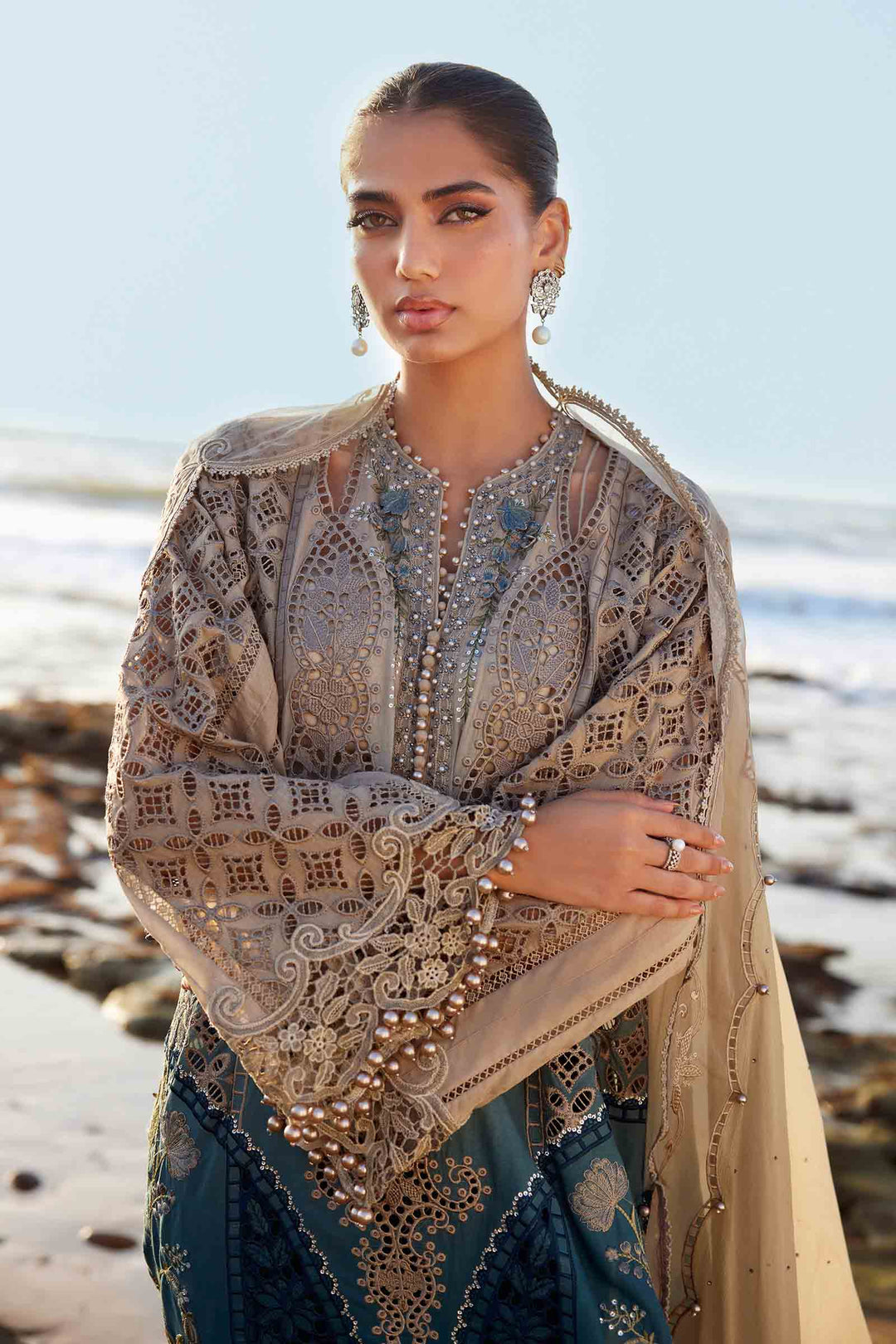 3 Piece Embroidered Lawn Suit | EID LAWN-25-08